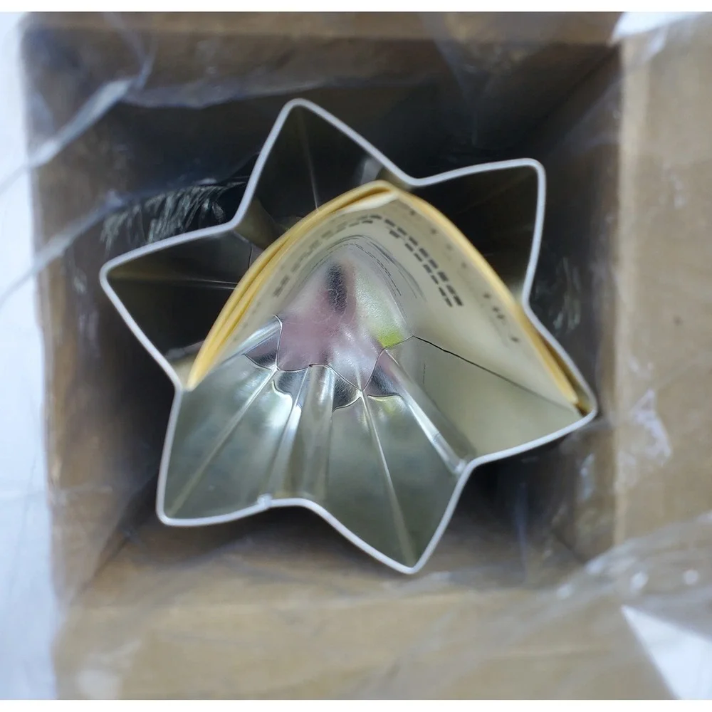The Pampered Chef Valtrompia Bread Tube Star Shape 1570 Vintage New In Box